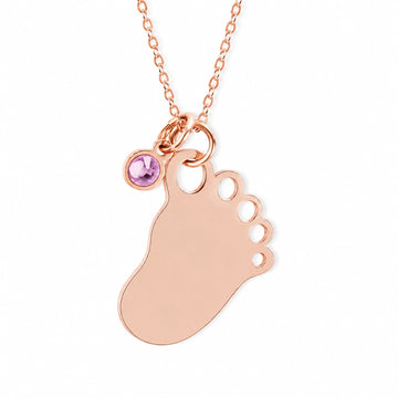 foot rose gold