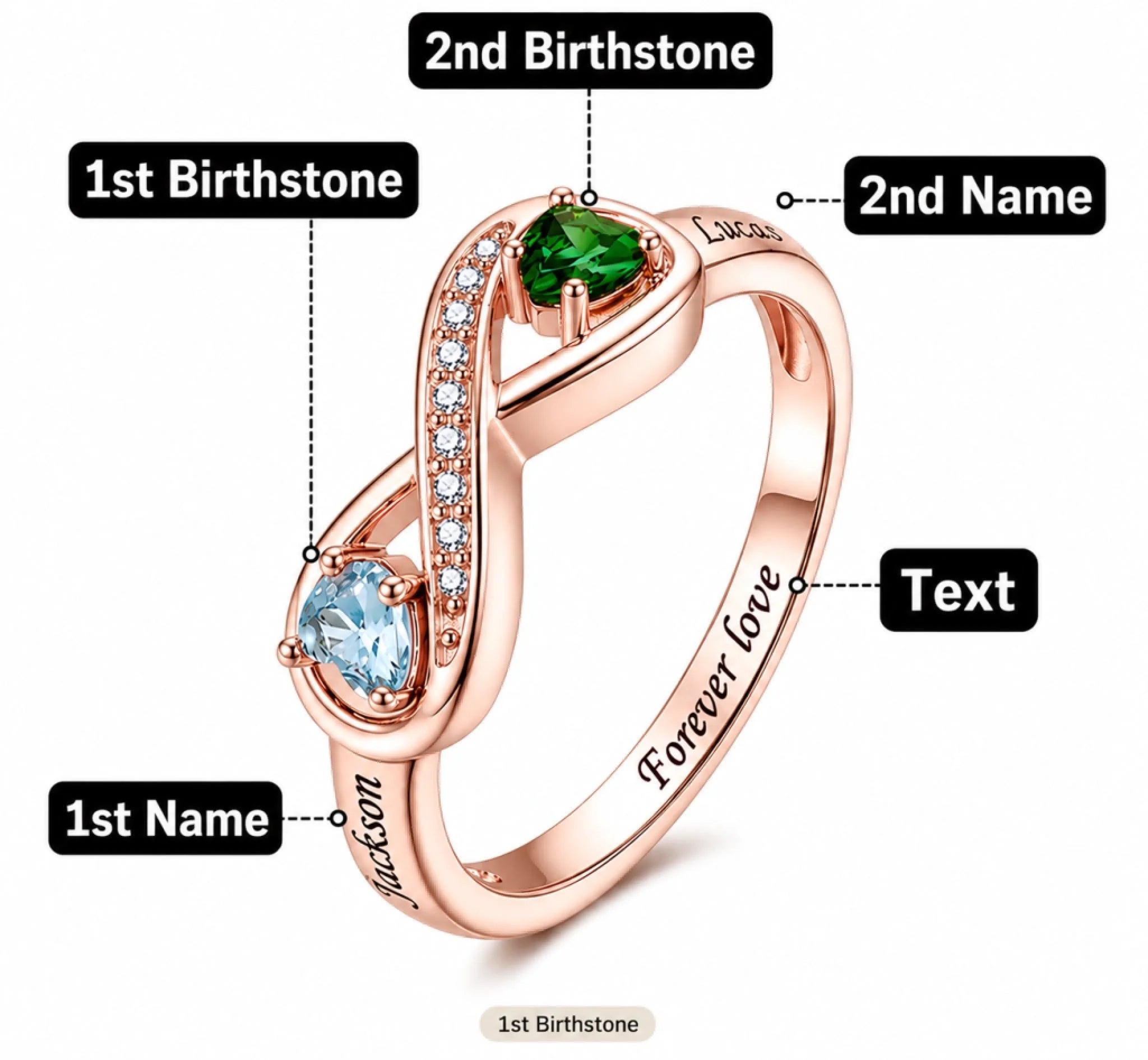 infinity rose gold1