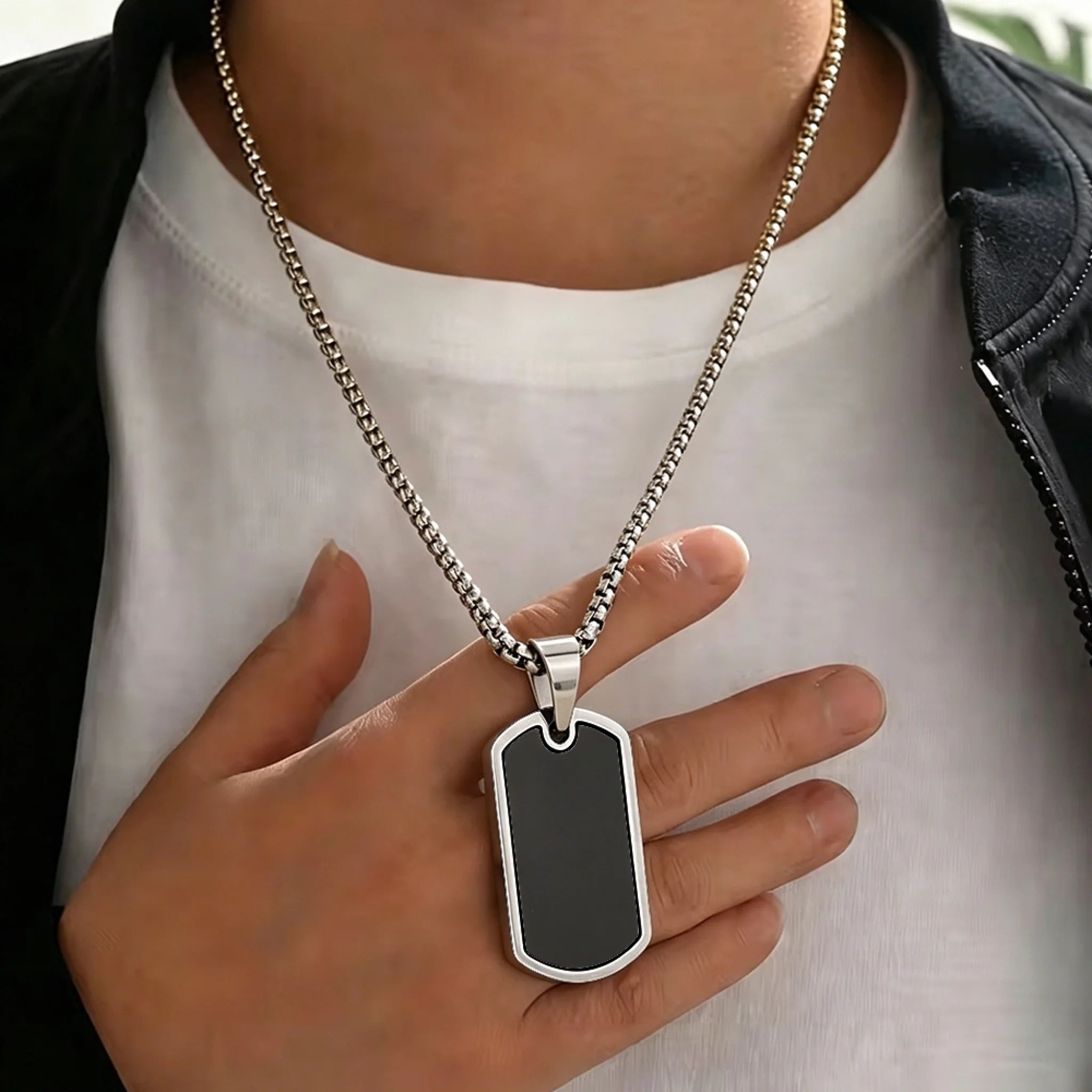I'm Carrying Your Love With Me - Personalized Photo Dog Tag Necklace