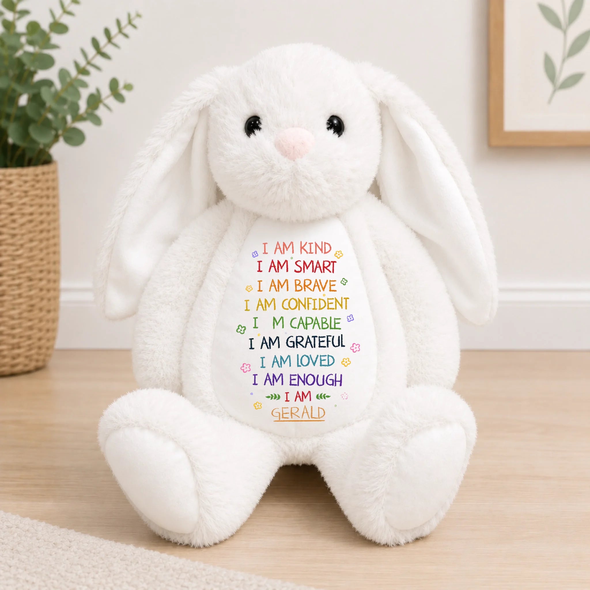 white bunny