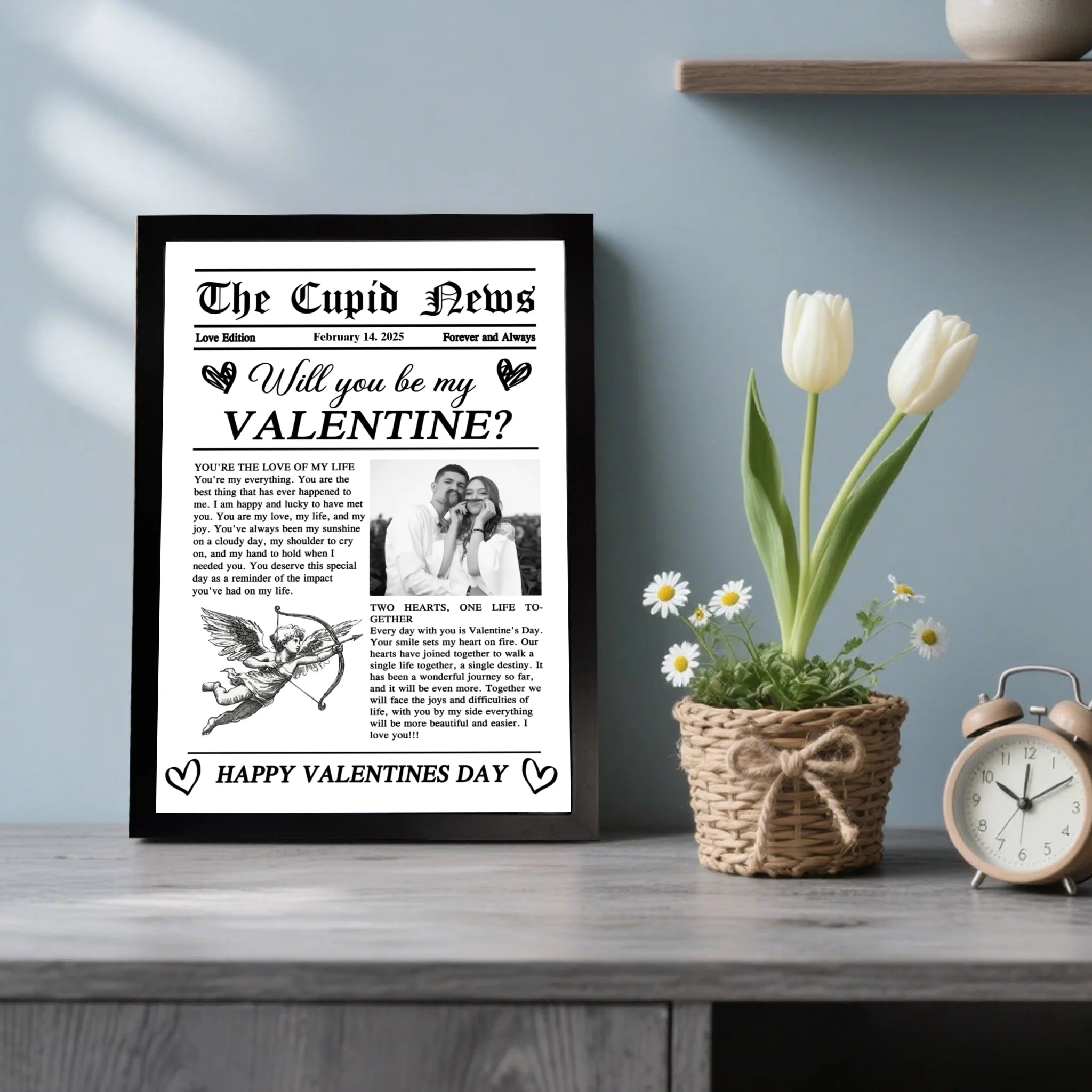 Will You Be My Valentine? First Valentine's Day Gift For Couples