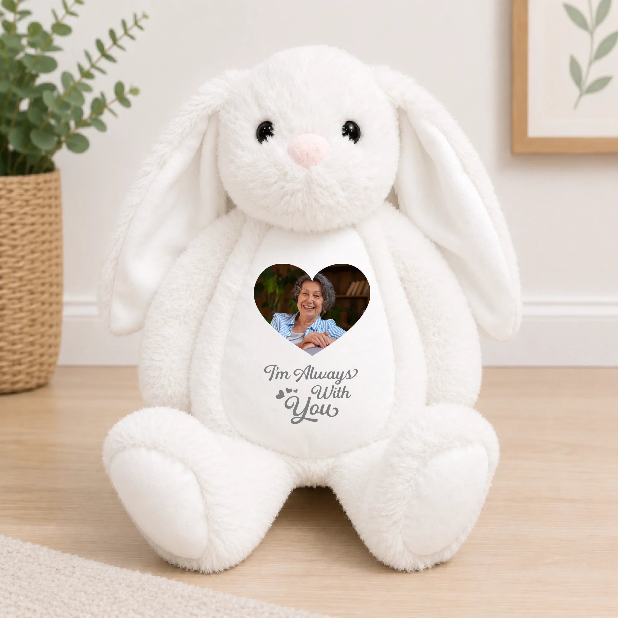 white bunny