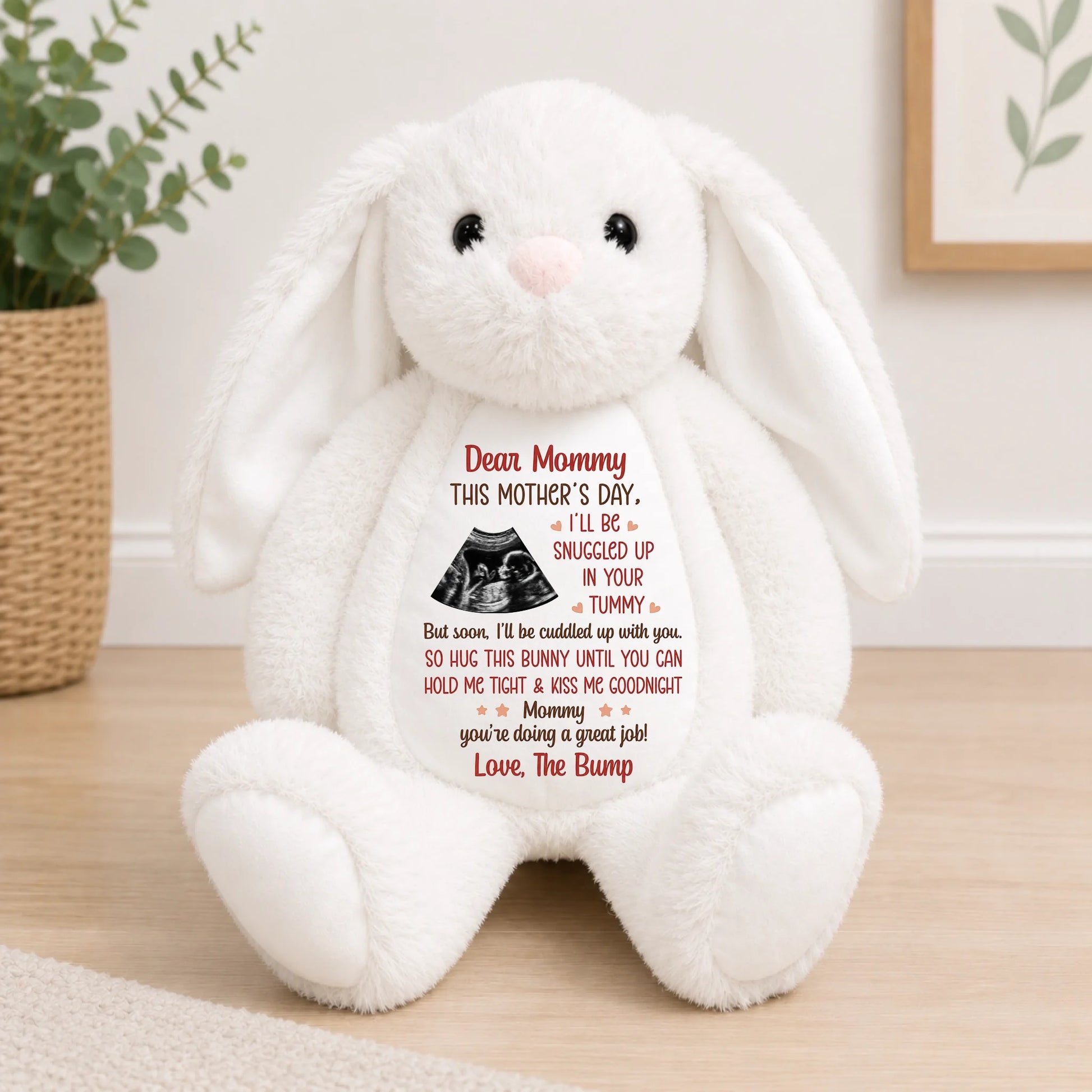 white bunny