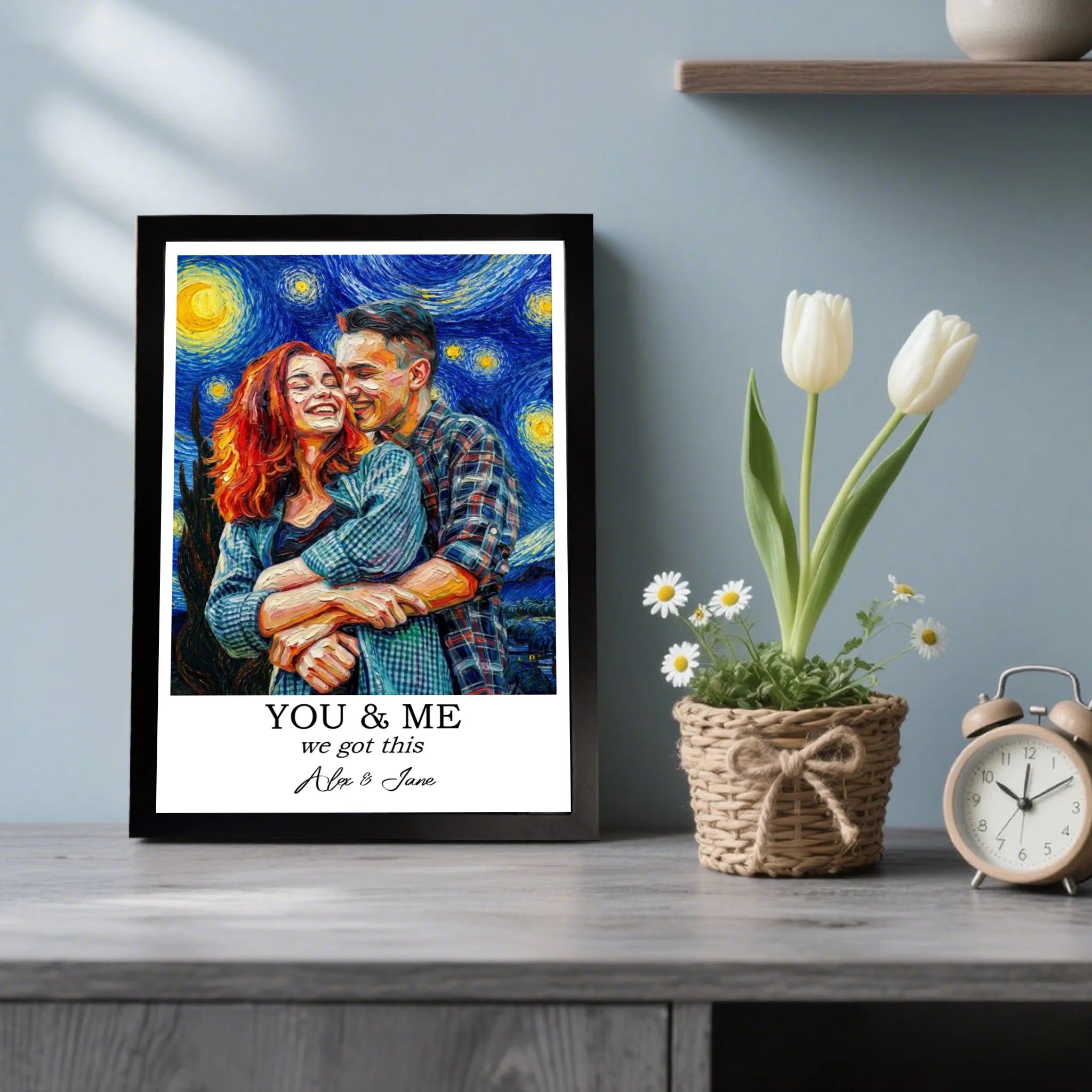 Van Gogh Wall Art You & Me We Got This - Personalized Photo Poster - Anniversary Gifts
 106 reviews