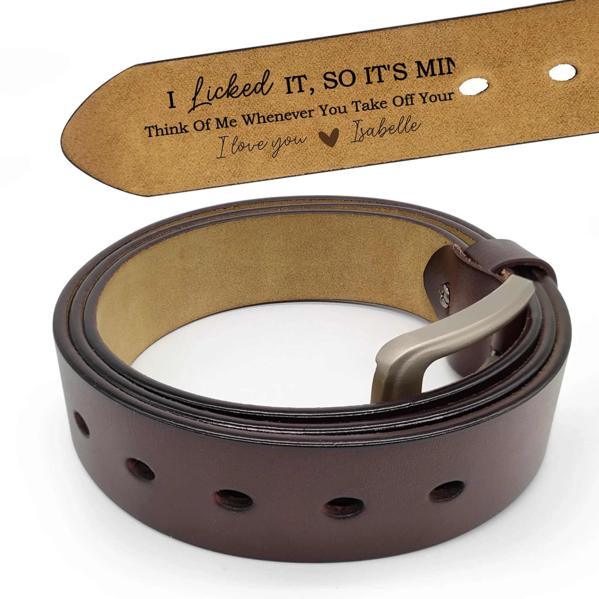 I Hope Your Day Is Nice - Personalized Engraved Leather Belt copy
