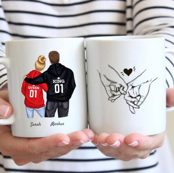 Best Couple in Hoodies - Personalized Mug