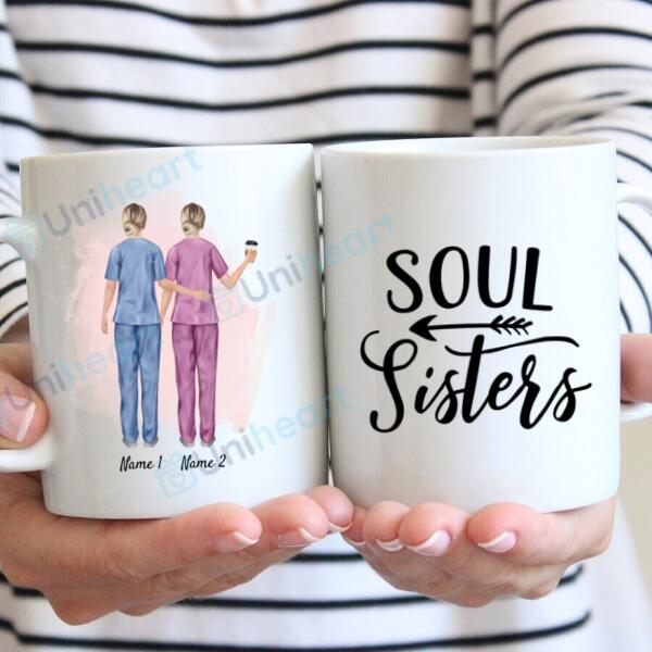 Best Nurse - Personalized Mug (1-3 Persons)